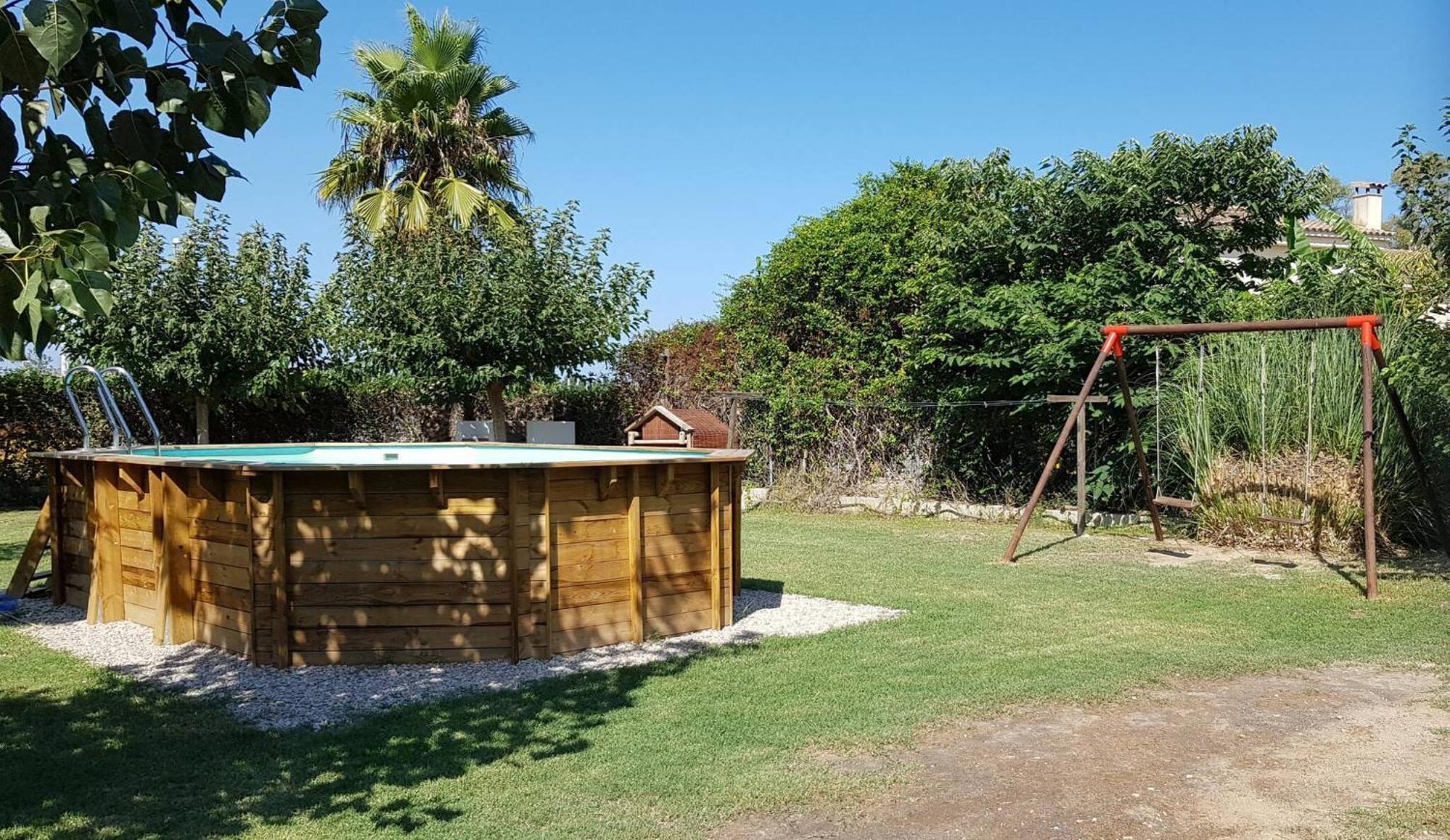 圣海梅-德恩韦哈Barraca Tipica Del Delta, Con Piscina, Jardin Y Barbacoa - Deltavacaciones别墅 外观 照片