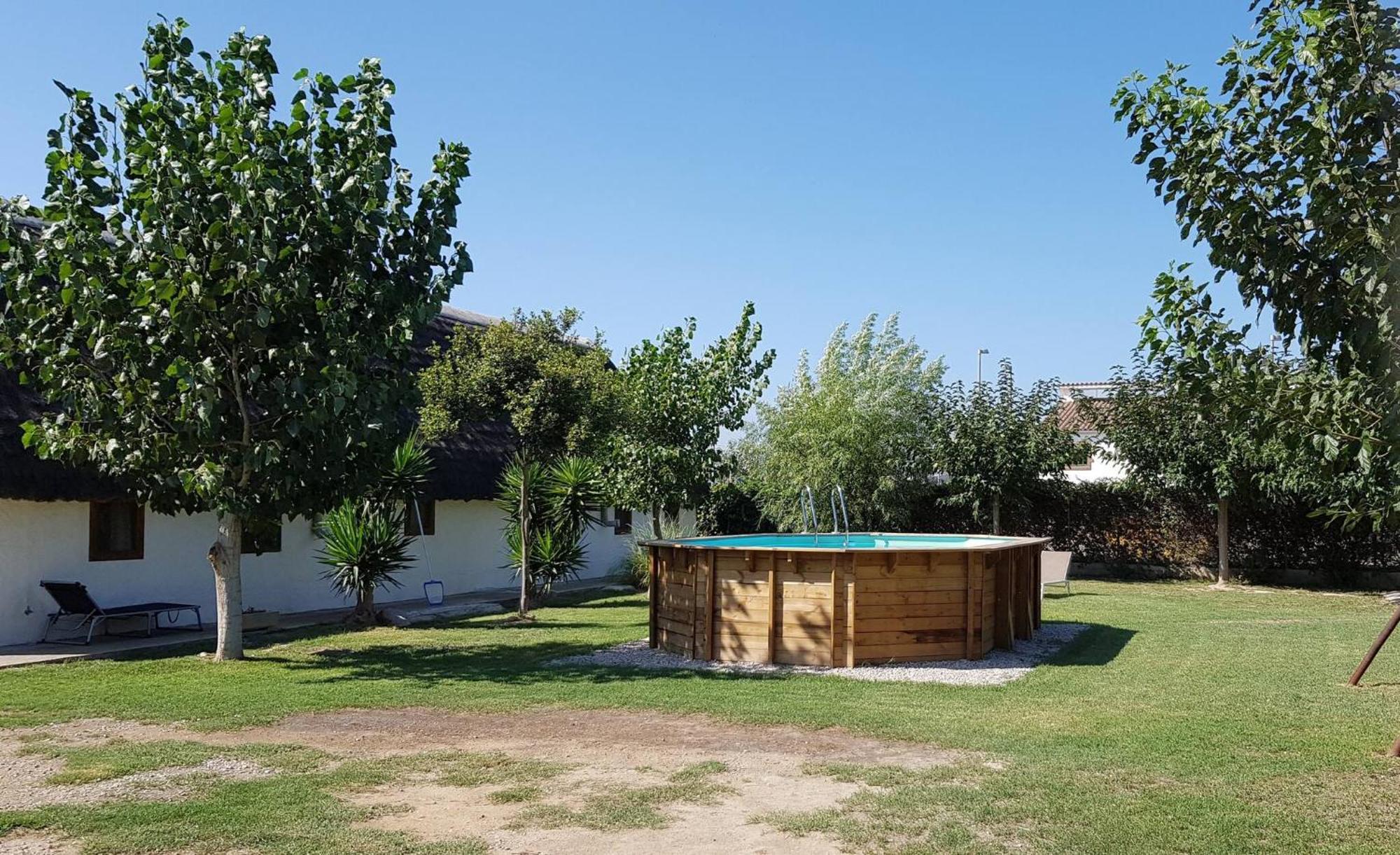 圣海梅-德恩韦哈Barraca Tipica Del Delta, Con Piscina, Jardin Y Barbacoa - Deltavacaciones别墅 外观 照片